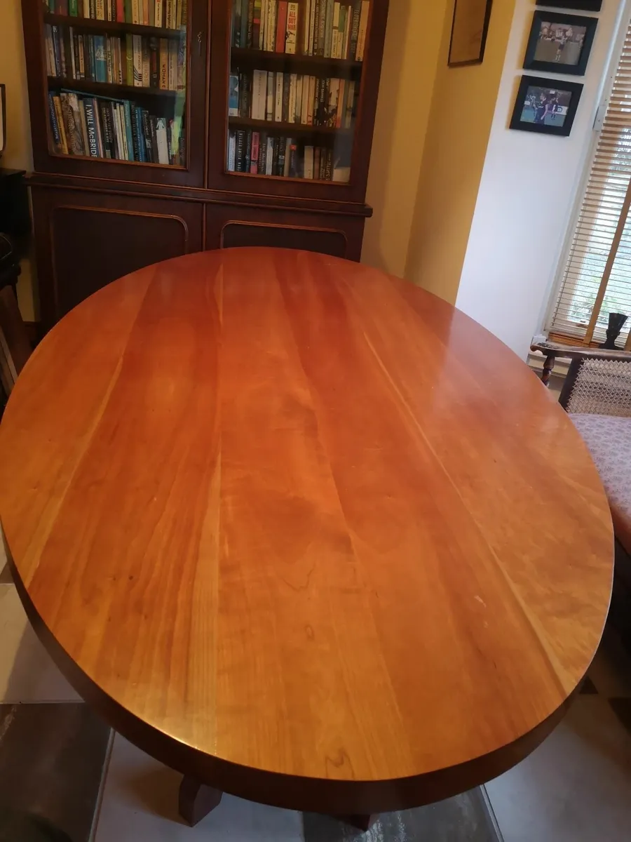 Solid Rosewood Oval Table - Image 3