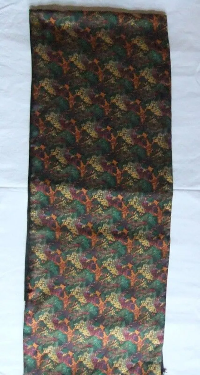 Yves Saint Laurent Vintage Silk Wool Scarf - Image 4