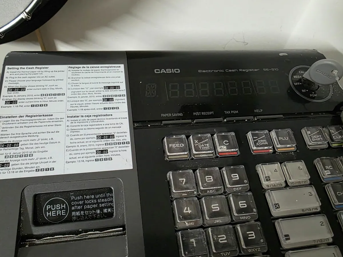 Electronic casio cash register SE S10 - Image 1