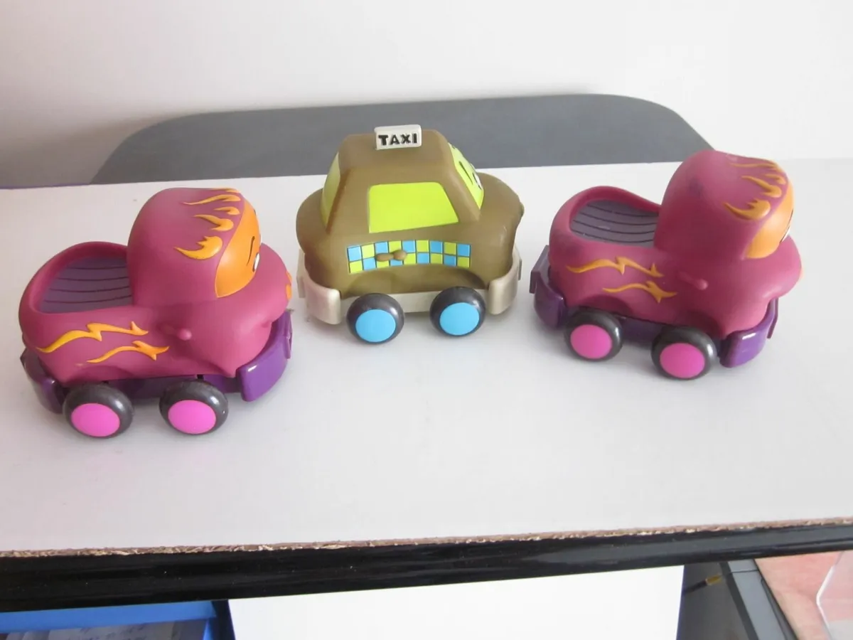 Battat Just B You Soft Pull Back Toddler Cars - Image 4