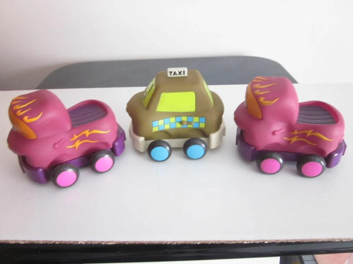 Battat Just B You Soft Pull Back Toddler Cars - Image 2