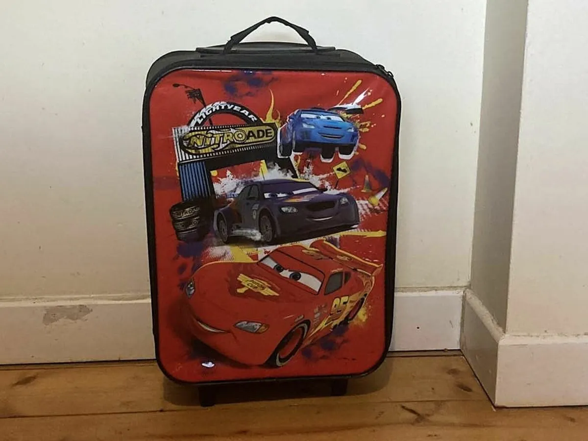 Kids’ Rolling Suitcase – Disney Cars Theme - Image 3