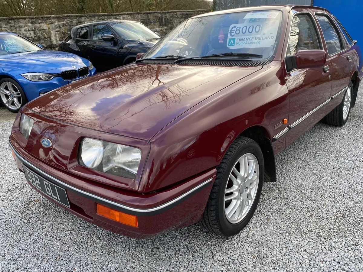 1986 FORD SIERRA 1.6 BURGUNDY NCT EXEMPT TAX 2/27 - Image 1