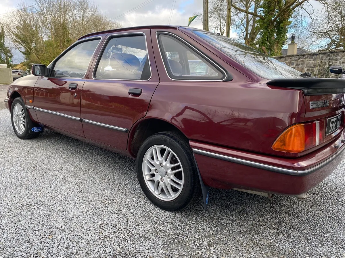 1986 FORD SIERRA 1.6 BURGUNDY NCT EXEMPT TAX 2/27 - Image 4