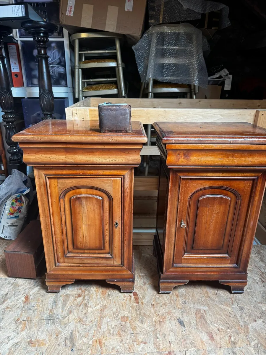 Antique bedside cabinets