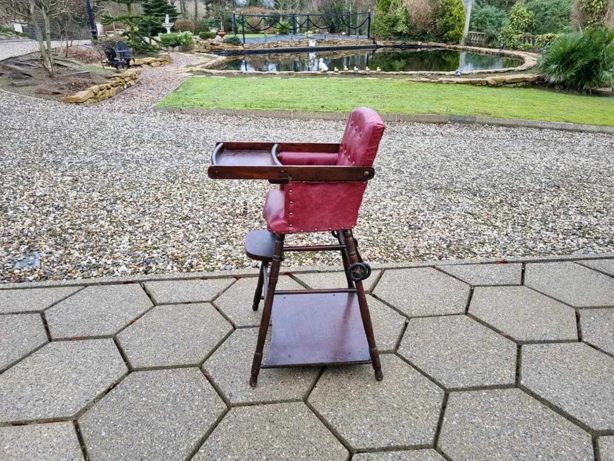 Antique Metamorphic Baby's High Chair - Image 4