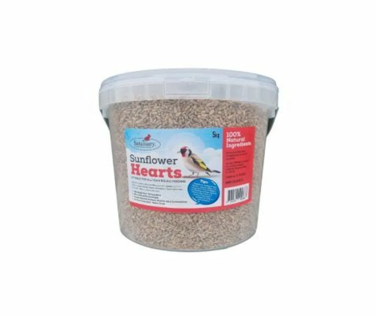 Sunflower Hearts 5kg tub