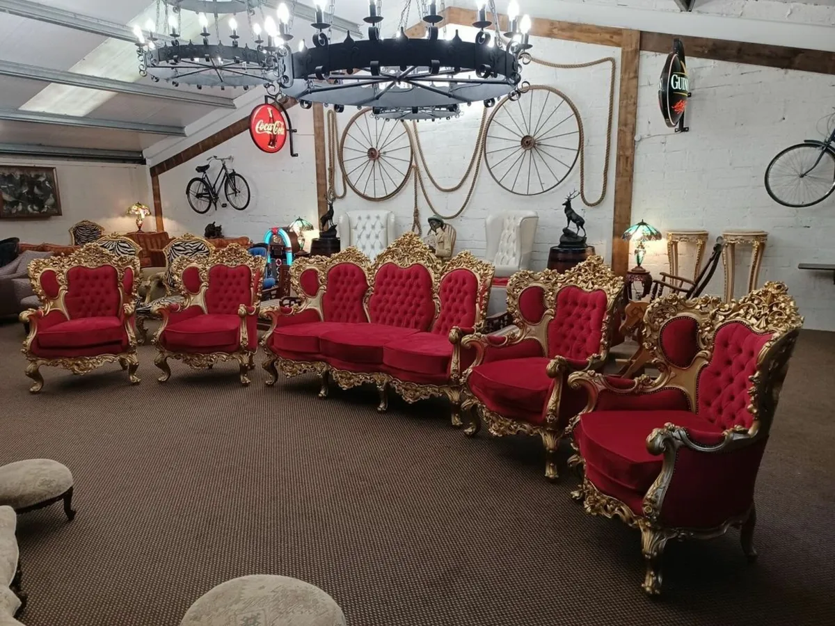 2 x-Large Gothic Chandeliers  4' Wide (995 Each) - Image 4