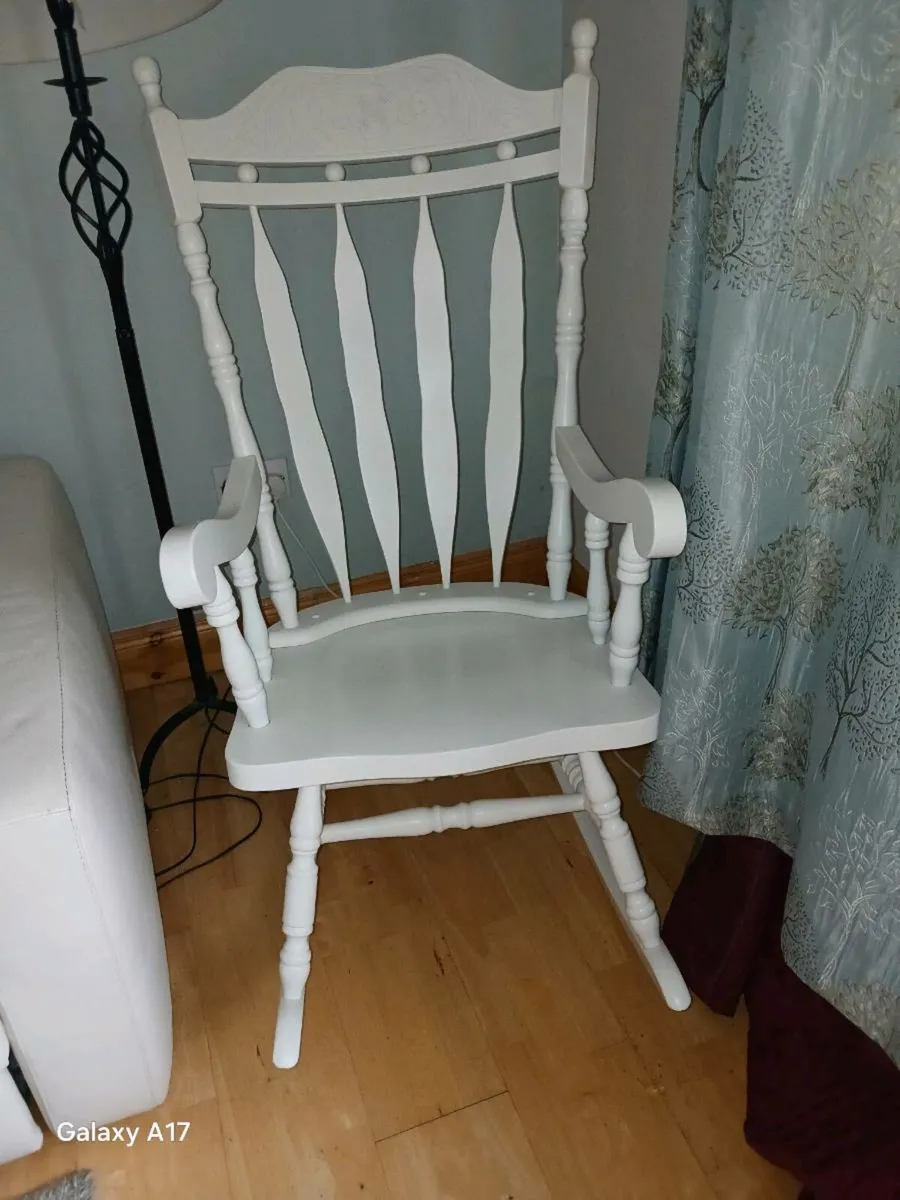 ROCKING chair and headboard - Image 1