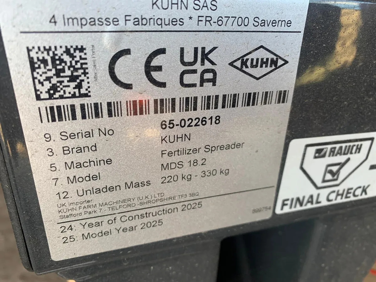 KUHN 18.2 SOWER, 1800KG - Image 4