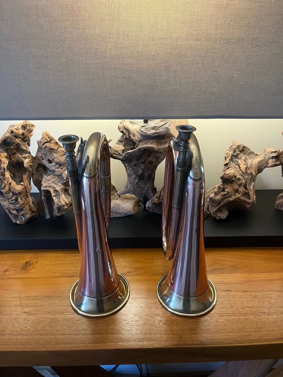 Pair of British Army Bugles - Image 2