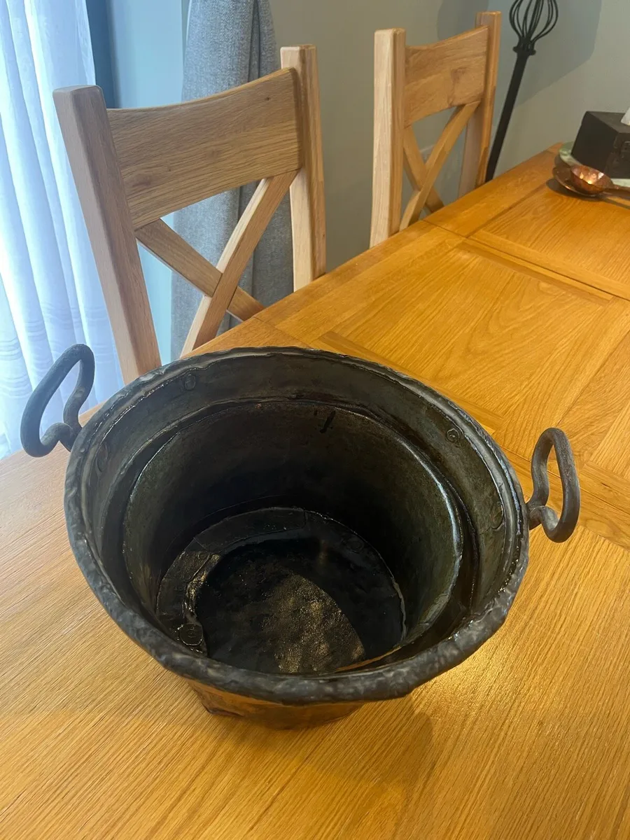 Antique French Copper Pot - Image 2