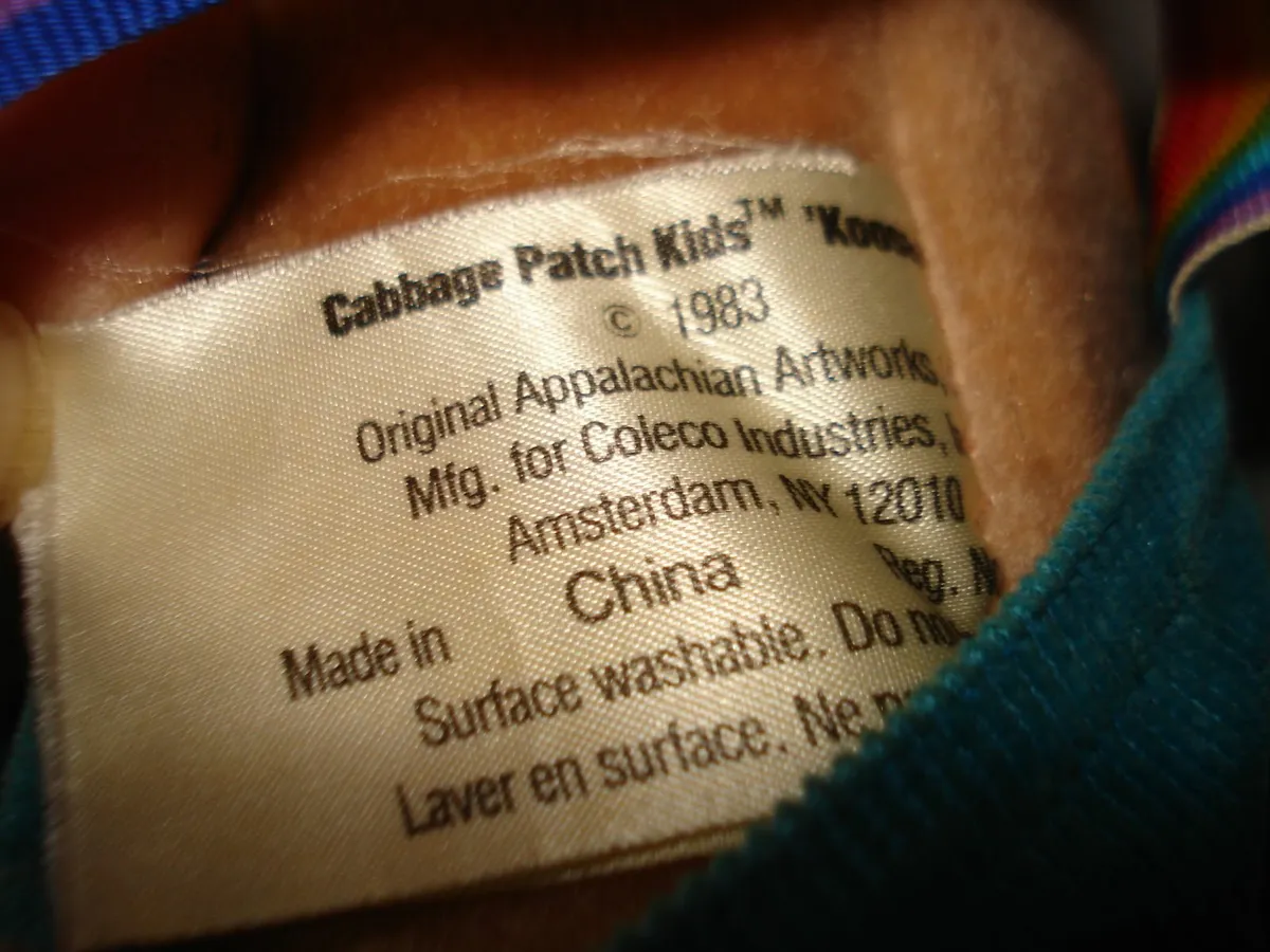 3 VINTAGE CABBAGE PATCH KIDS DOLLS. 1983/85/89. - Image 4