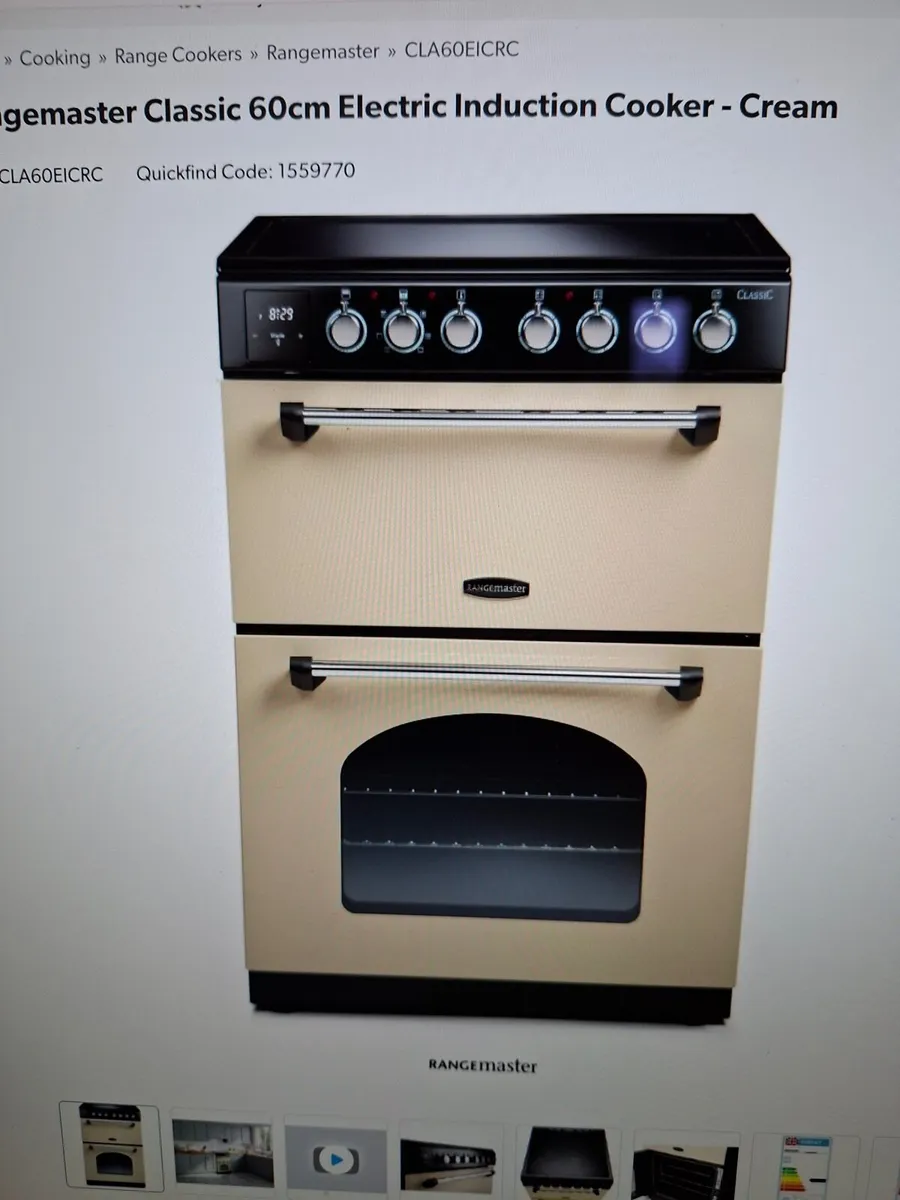 Rangemaster classis 60cm Electric induction cooker - Image 3