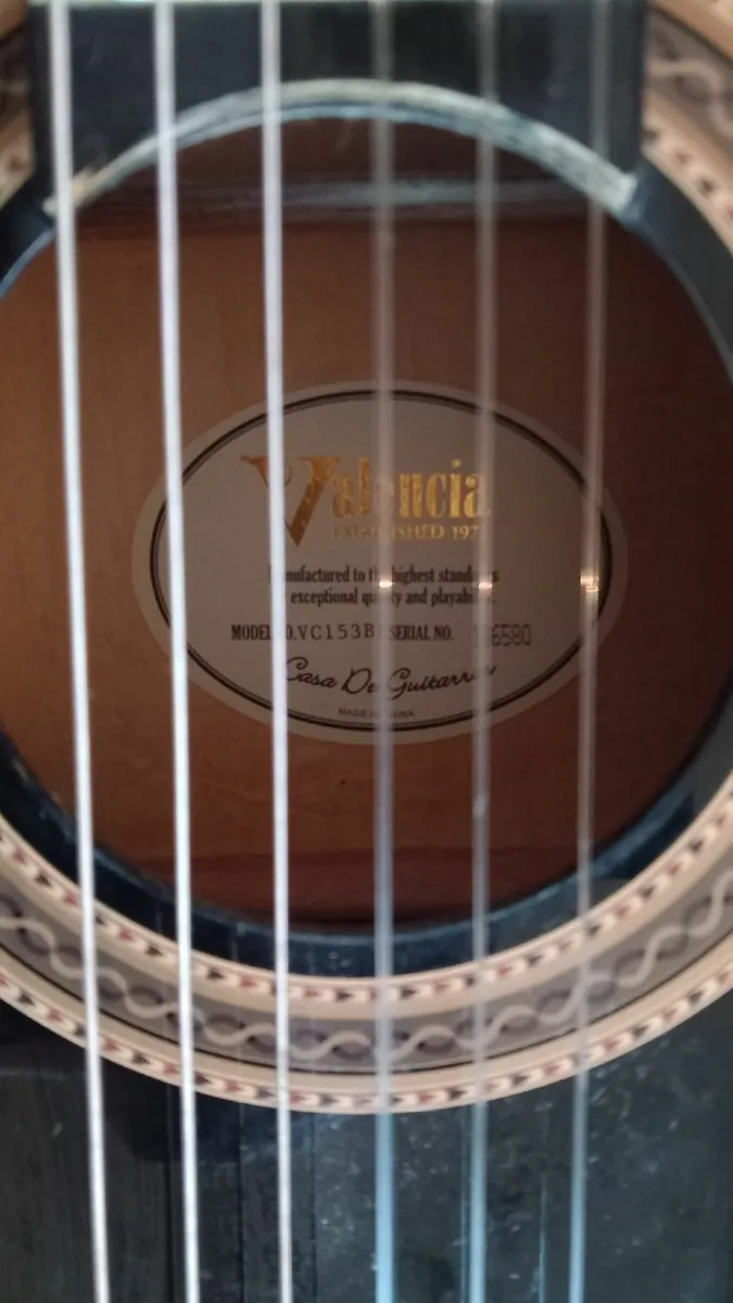 Valencia 3/4 Guitar VC153BK - Image 3
