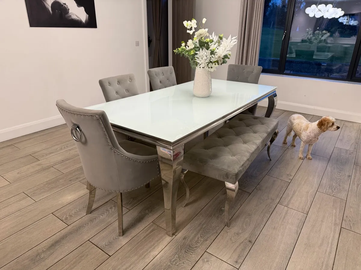 Chairs and bench - Image 2