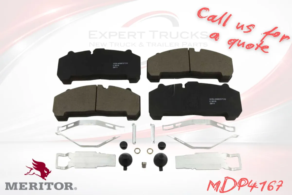 BPW BRAKE PAD AXLE SET (MERITOR)