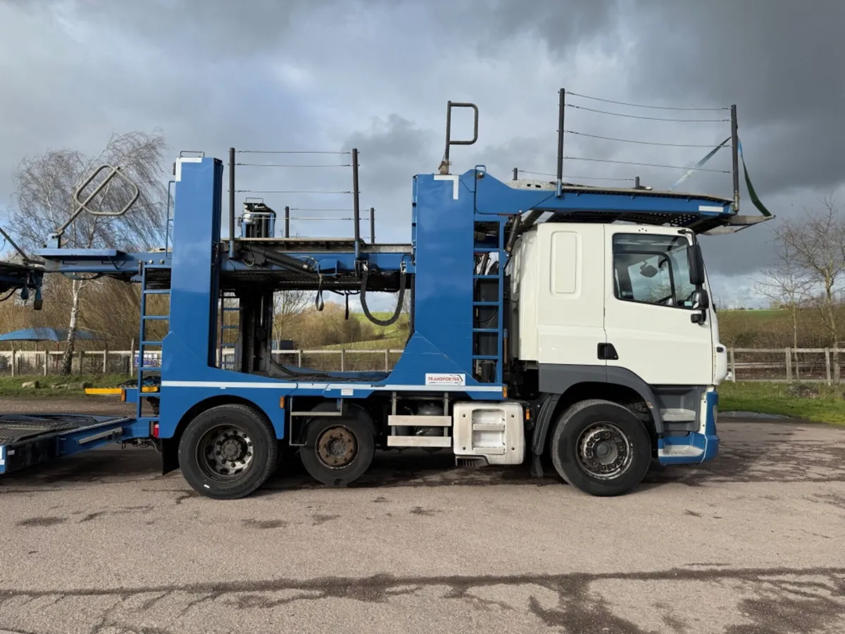 2019 DAF CF 450 FLAT TOP VEHICLE TRANSPORTER - Image 4