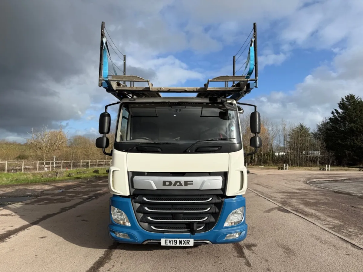 2019 DAF CF 450 FLAT TOP VEHICLE TRANSPORTER - Image 2
