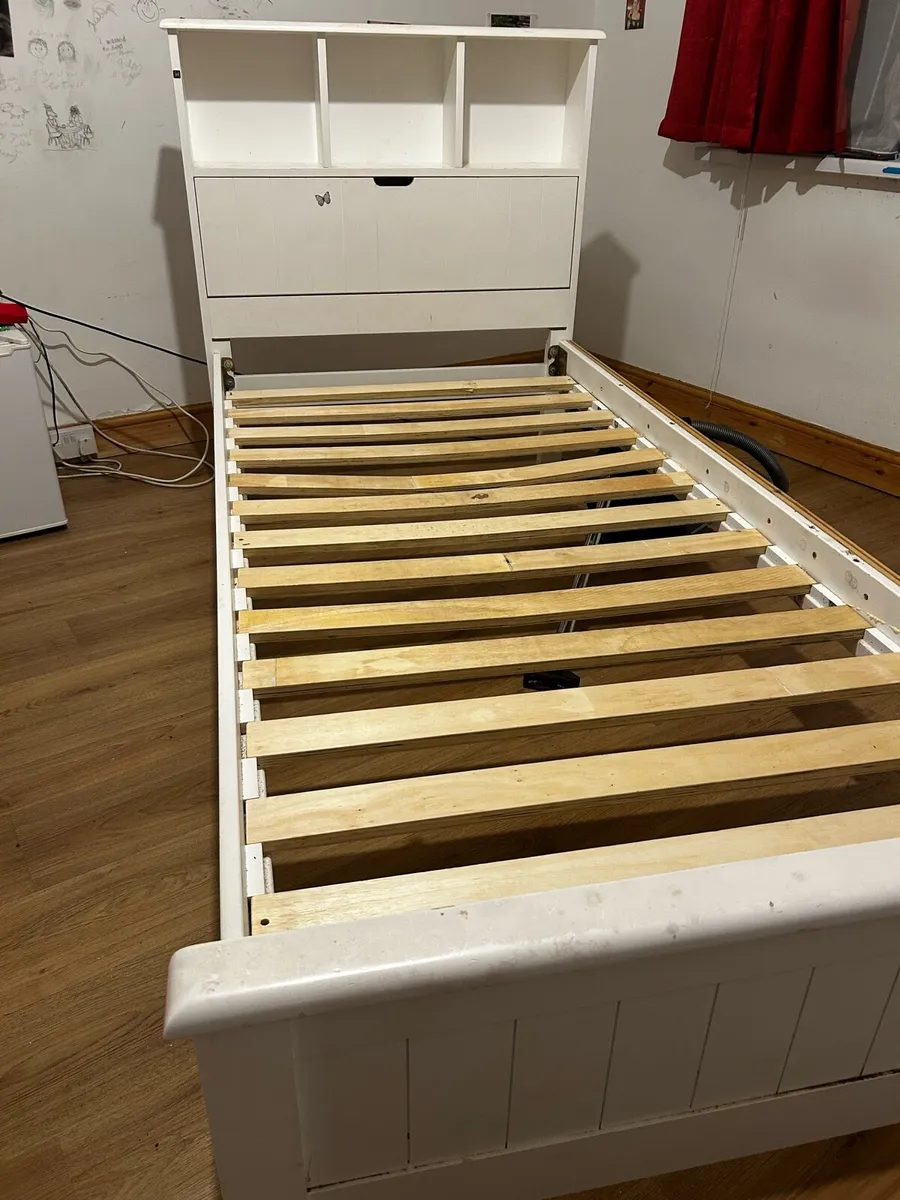 Free - Single bed frame with headboard cupboard - Image 1