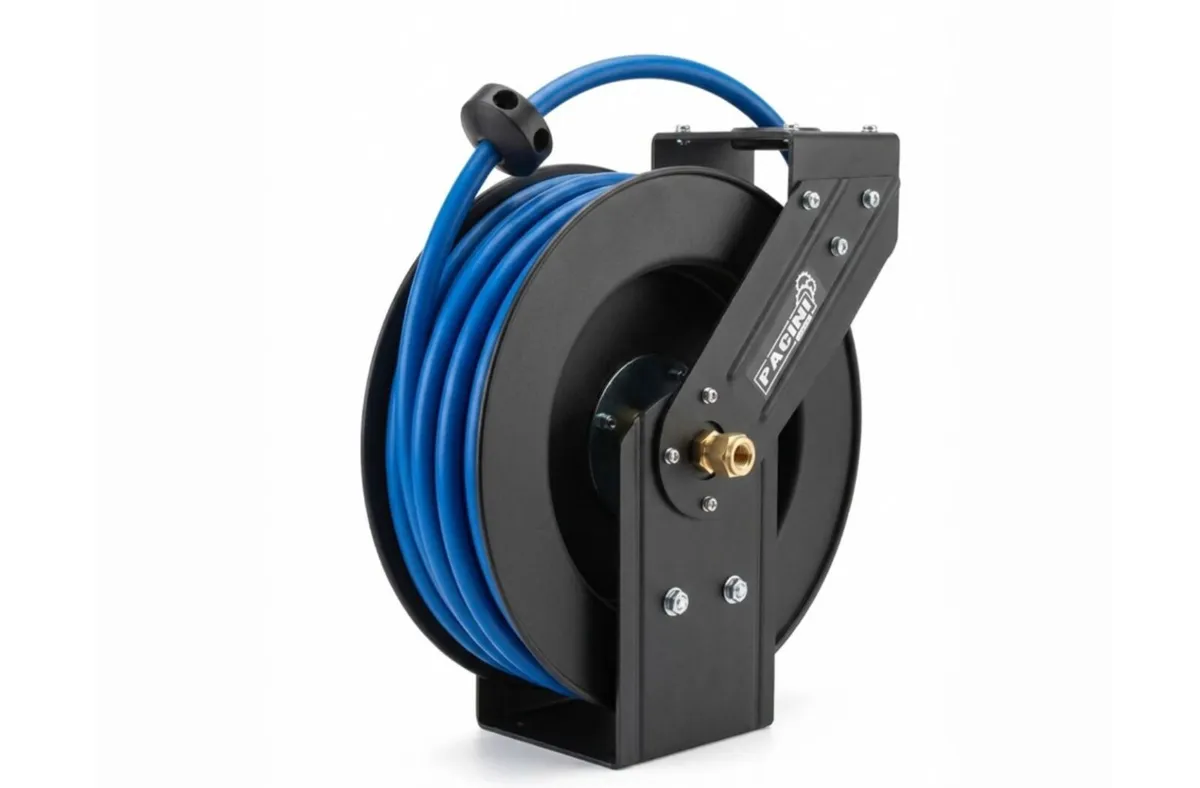 Air Hose Reel 15m +1m Steel and Auto Retracting - Image 2