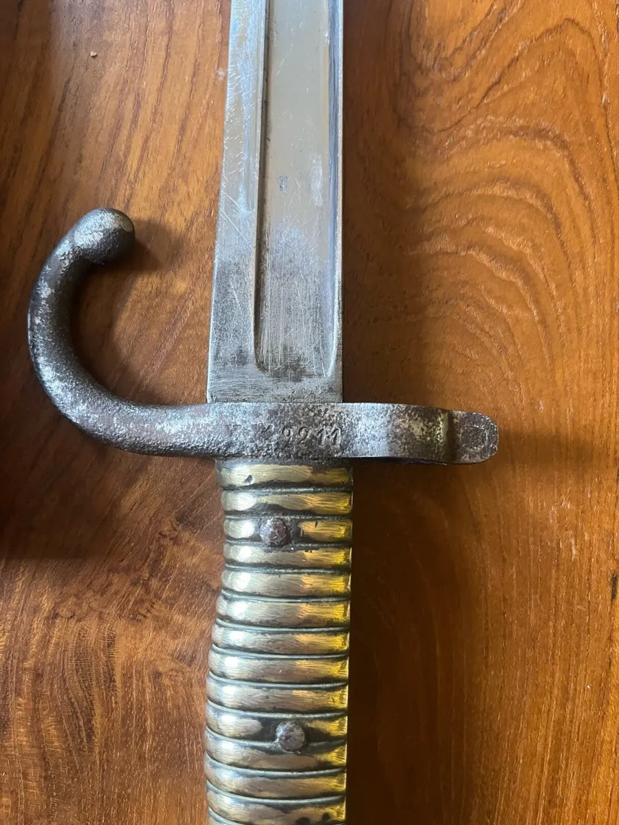 Antique French Model 1866 Bayonet - Image 4