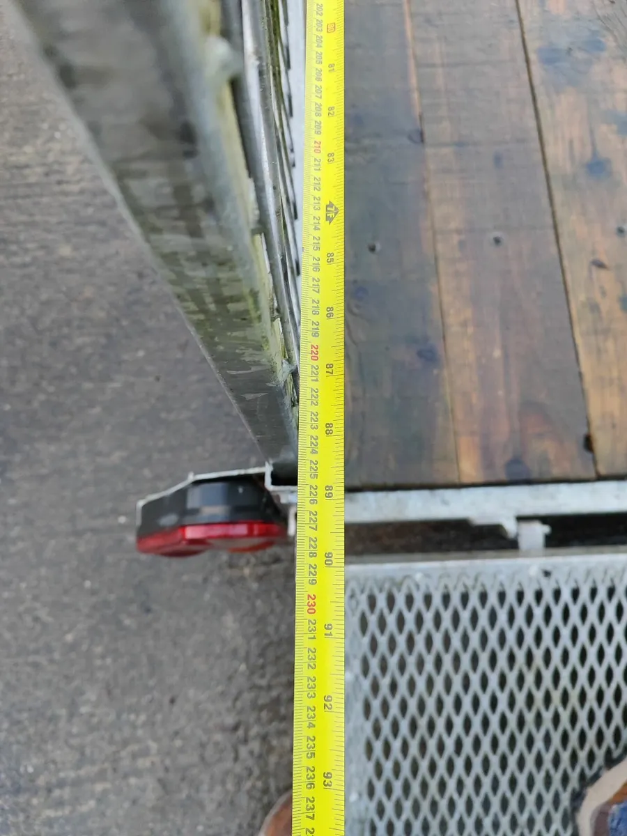 7x4 Single Axle Trailer - 750kg - Mesh Sides & Ram - Image 3