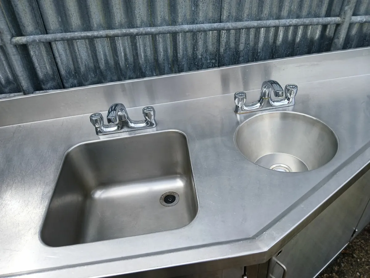Staneless steel cabbinet sink unit complete - Image 2