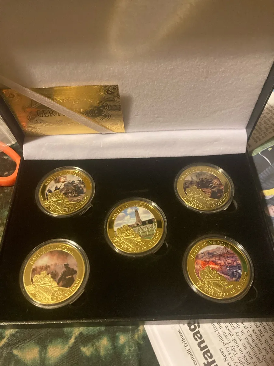 Battle of verdun coin collection free postage - Image 1