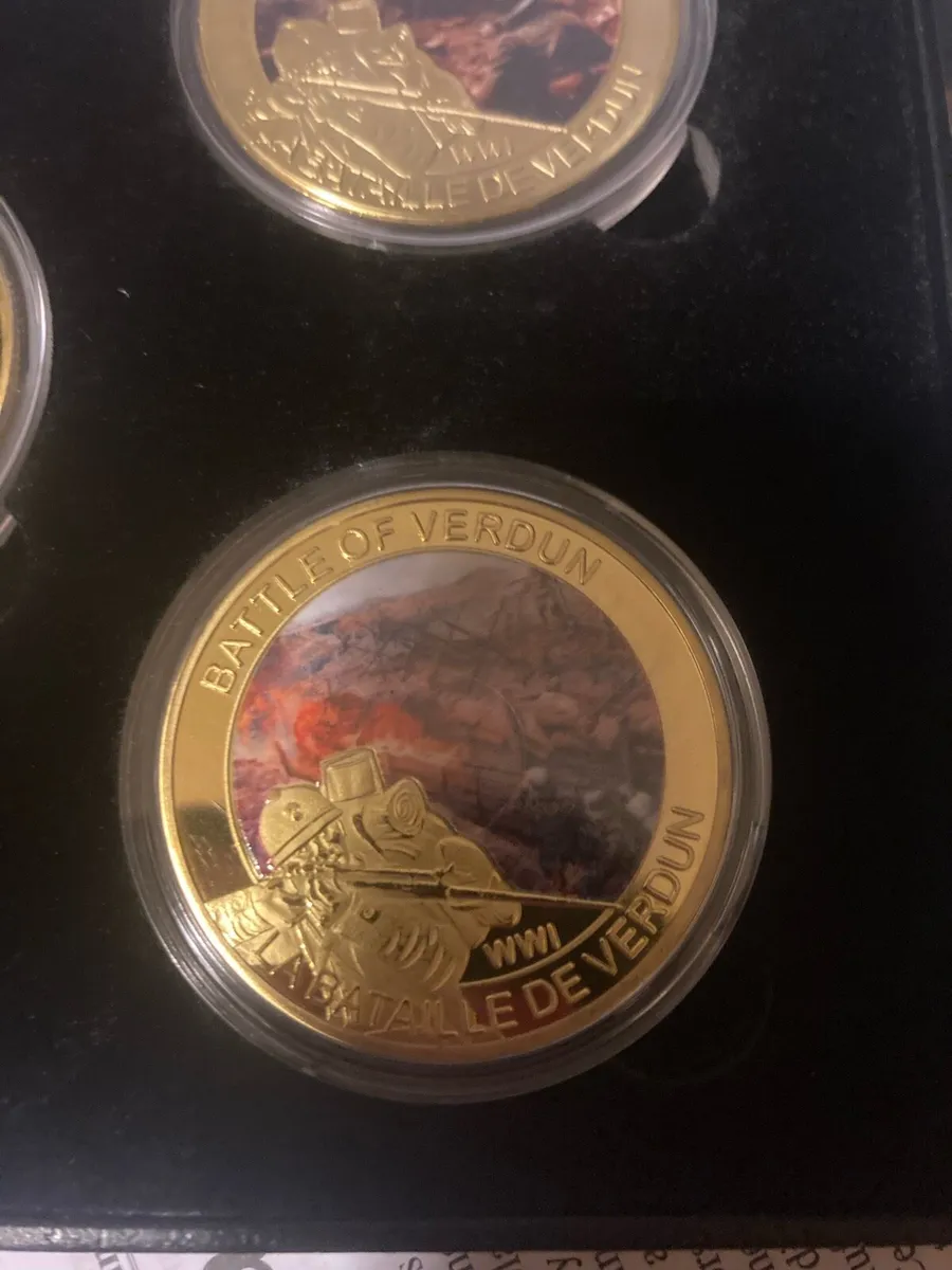 Battle of verdun coin collection free postage - Image 2