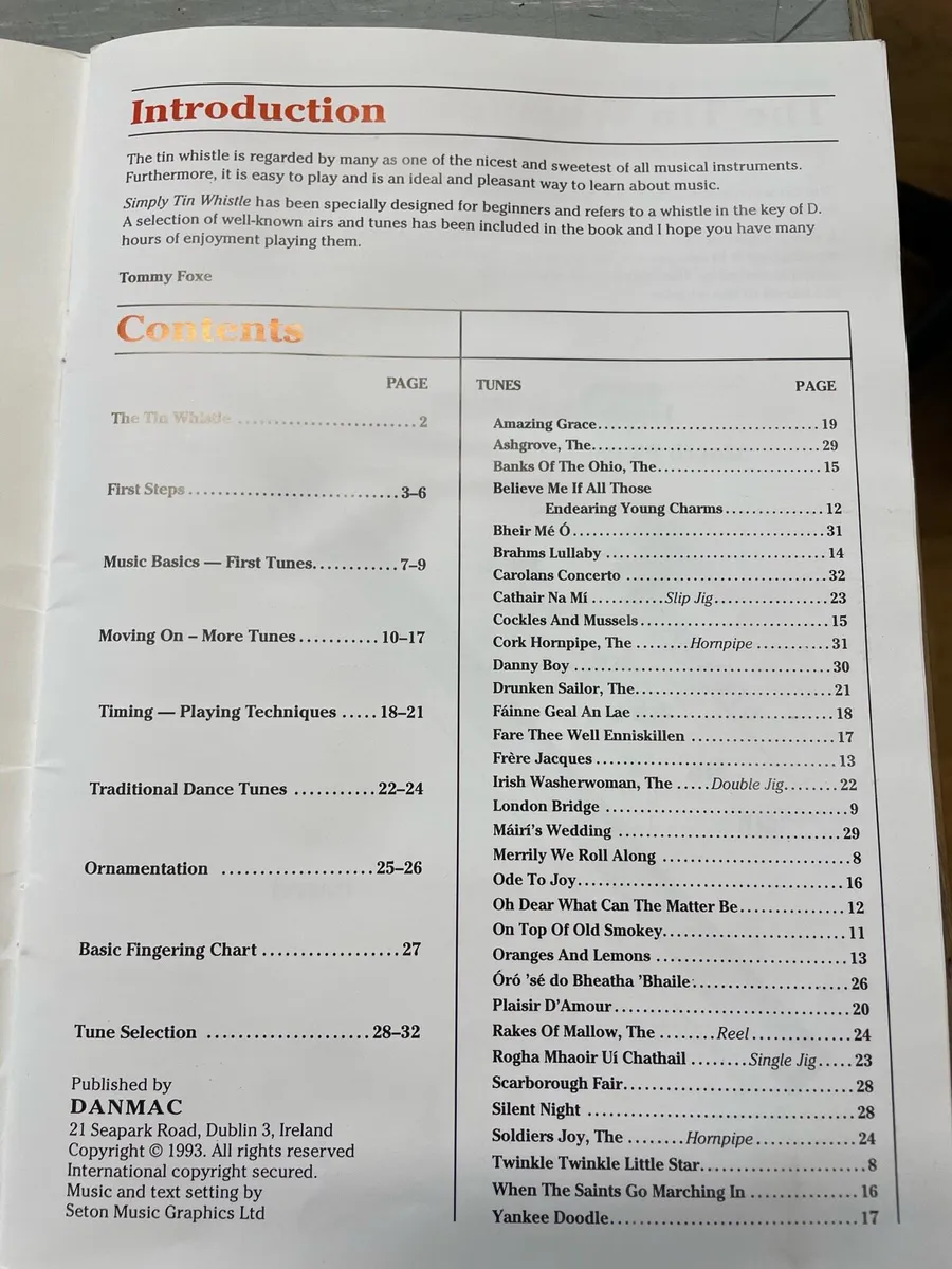 Tin Whistle Book - Image 2
