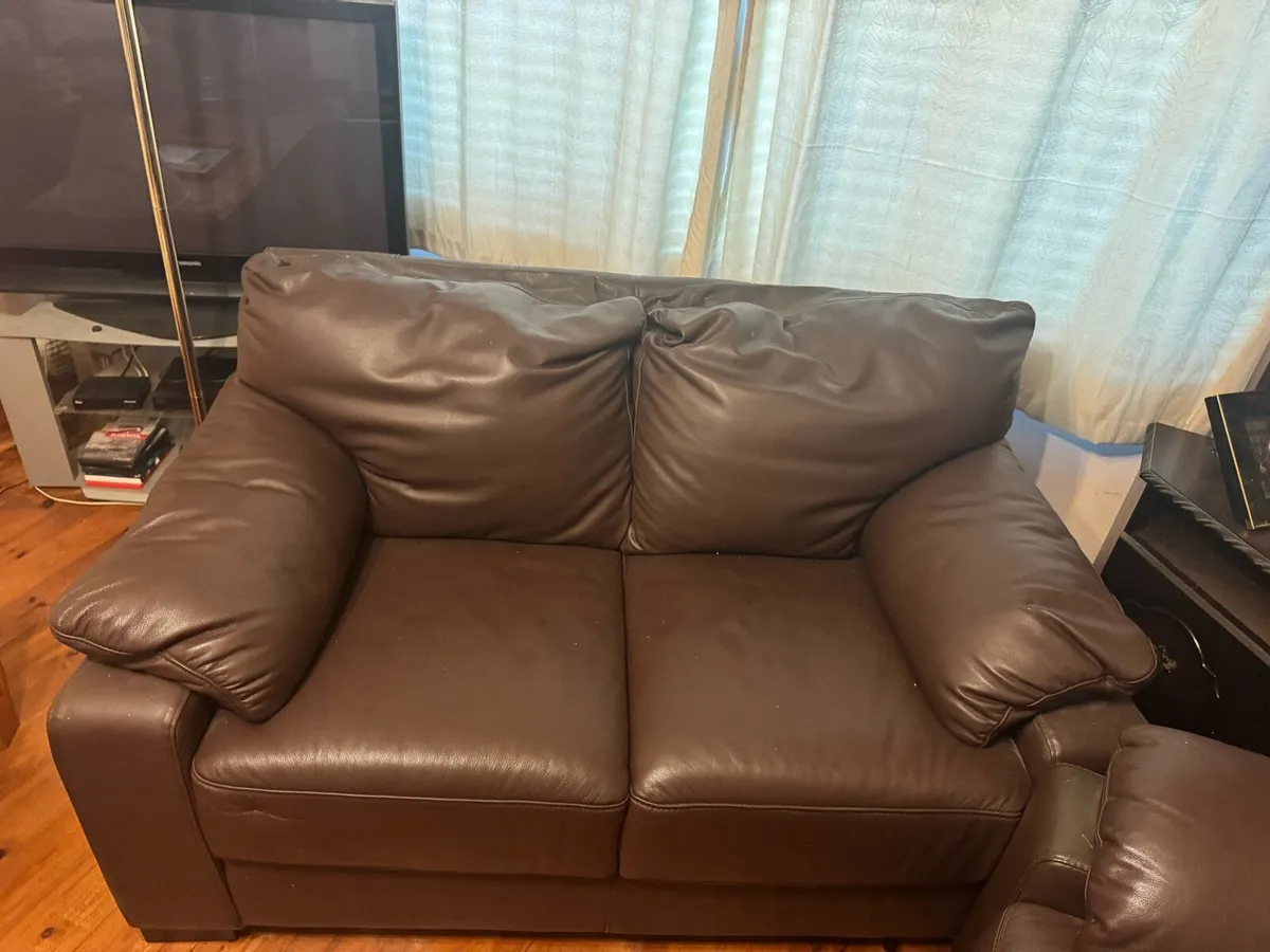 Leather sofa - Image 1