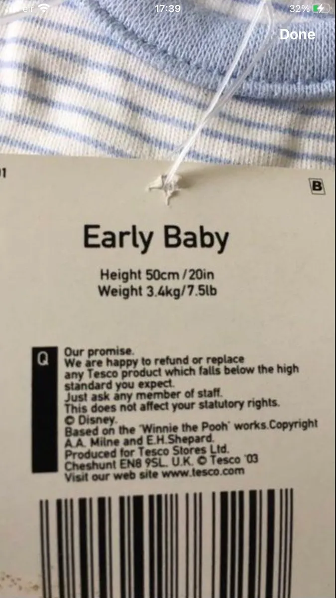 Boys BNWT newborn suit €5 - Image 3