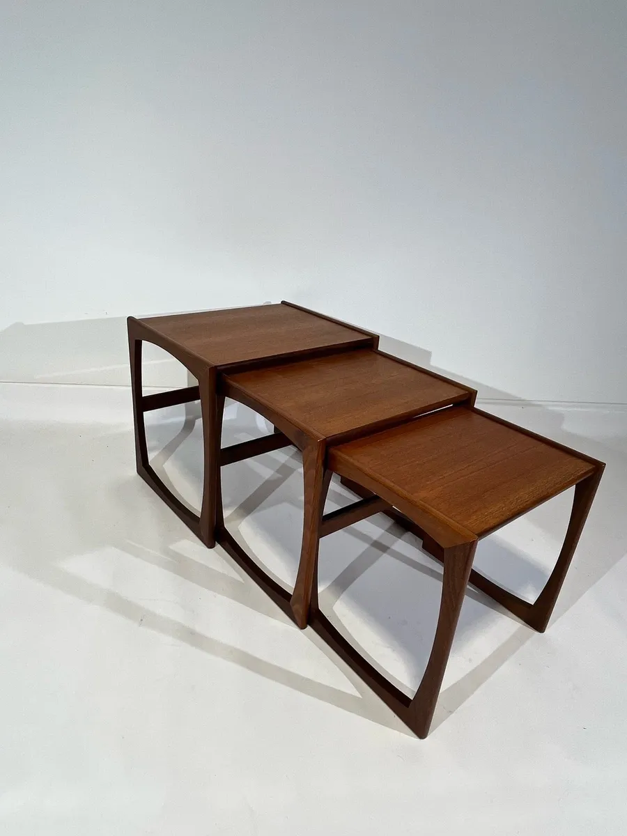 Mid century GPlan table nest - Image 1