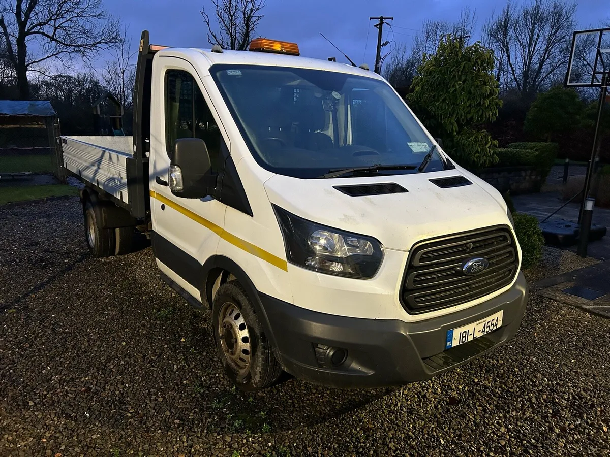 Ford transit factory tipper  Doe 08/26 130bhp - Image 1