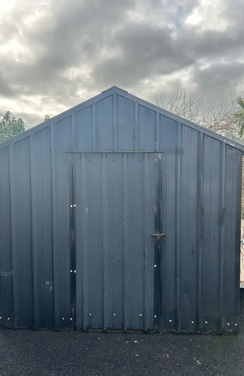 Galvanised shed for sale - Image 1