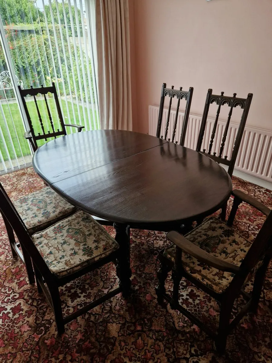 Ercol Dining Table, Chairs, Dresser Units, TV Unit - Image 1