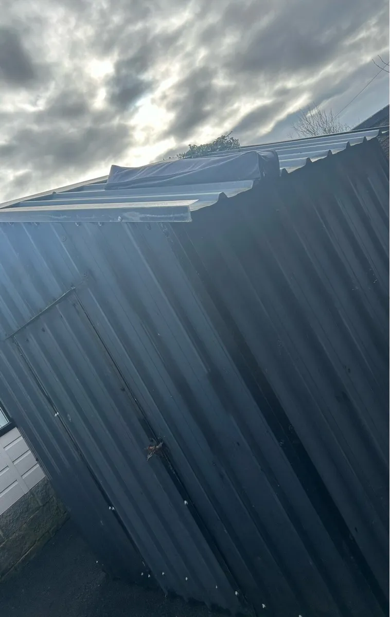 Galvanised shed for sale - Image 2