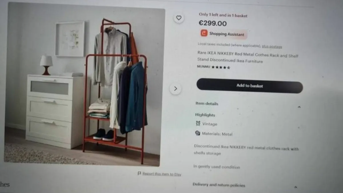 Clothes Rail - Image 1