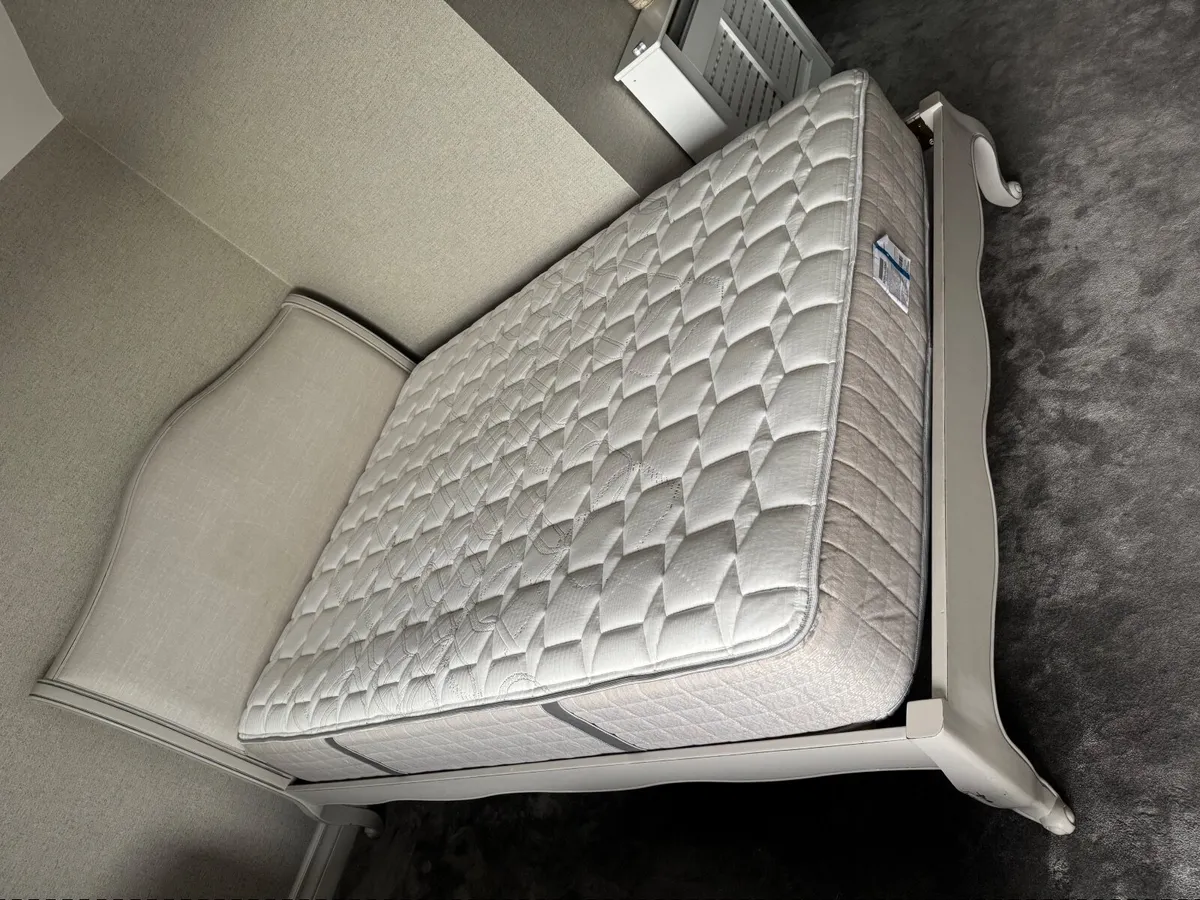 King size bed and mattress 150x200cm - Image 1