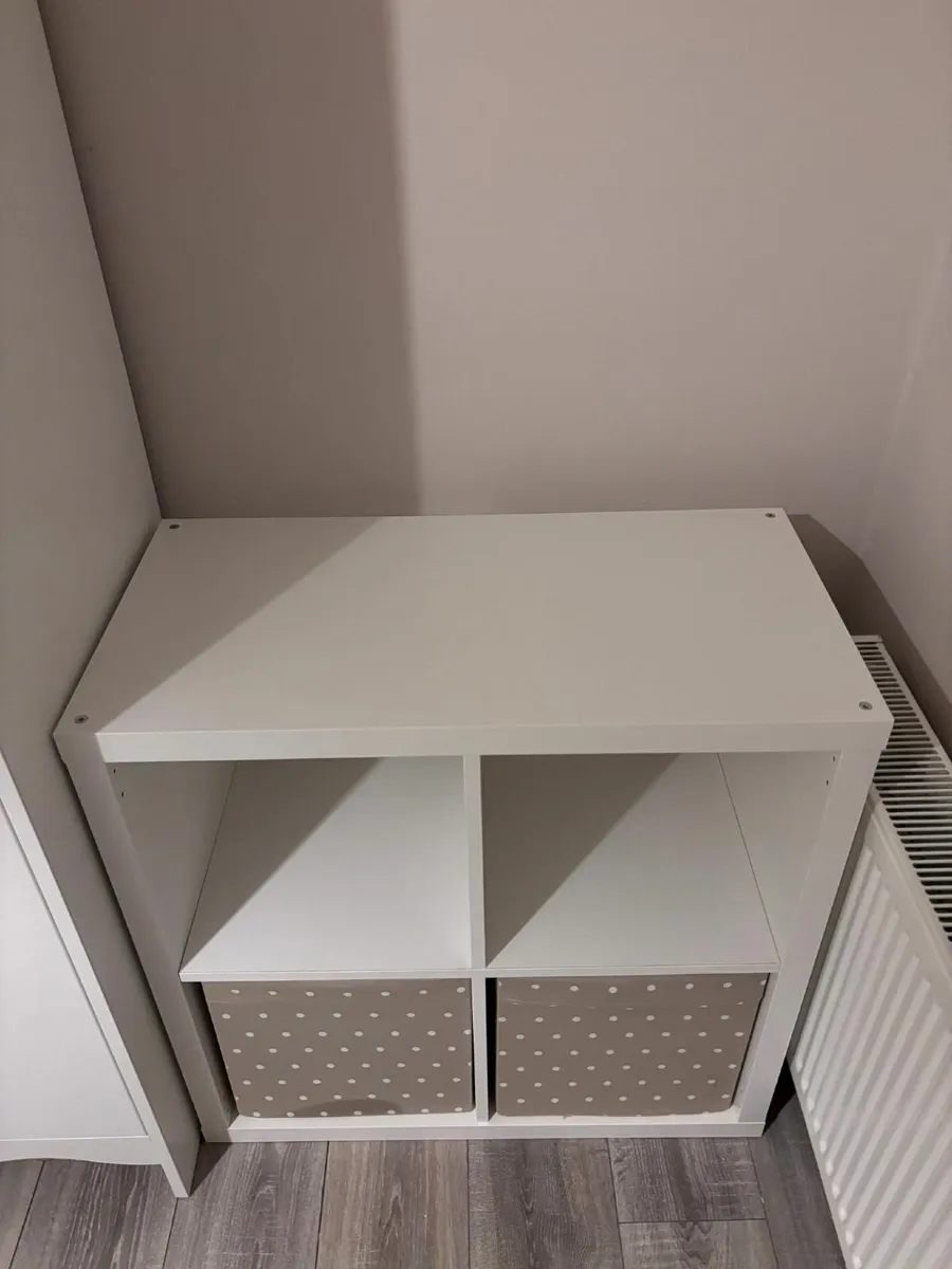Ikea kalax 4 box unit with 2 boxes - Image 3