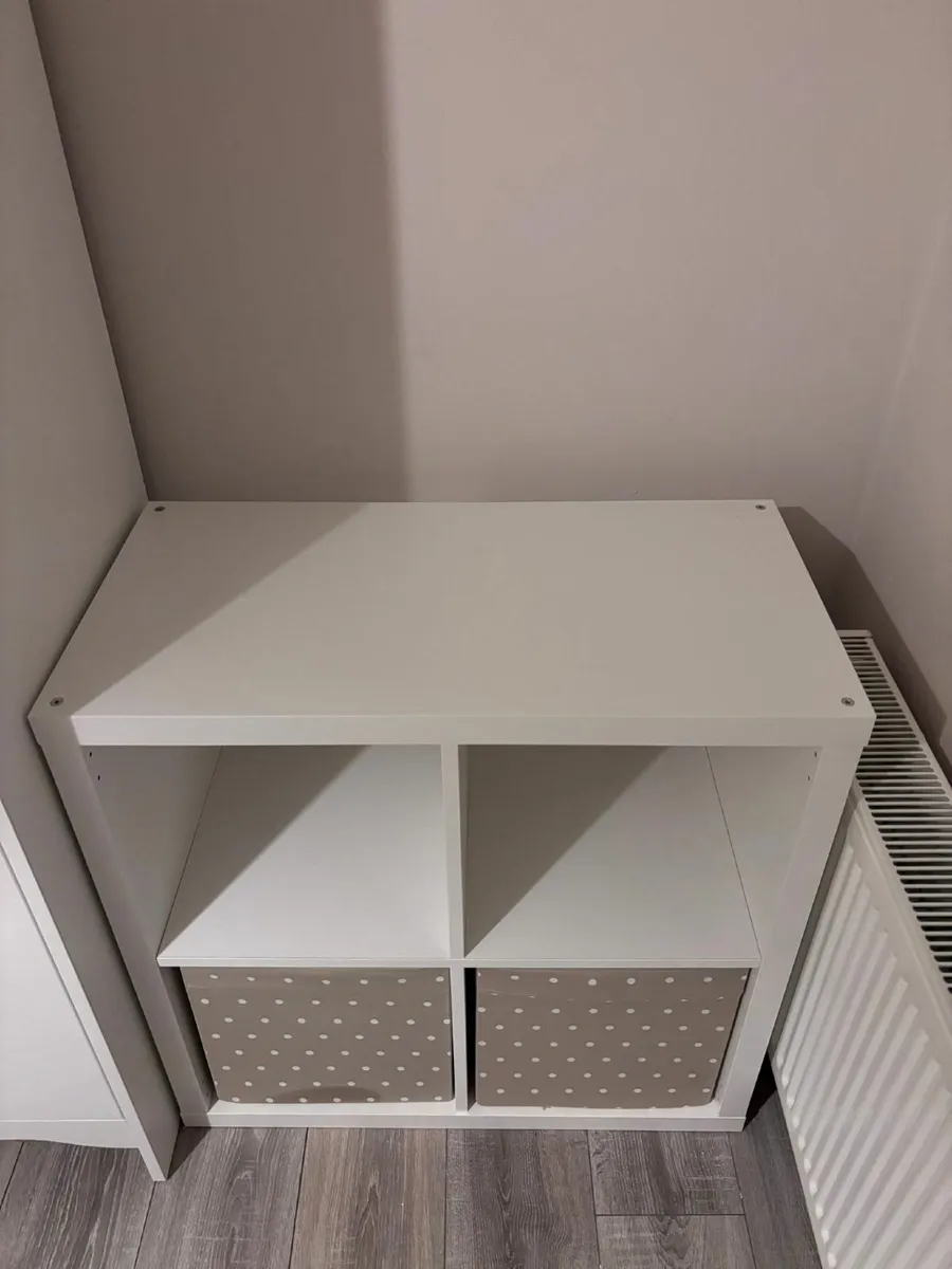 Ikea kalax 4 box unit with 2 boxes - Image 2