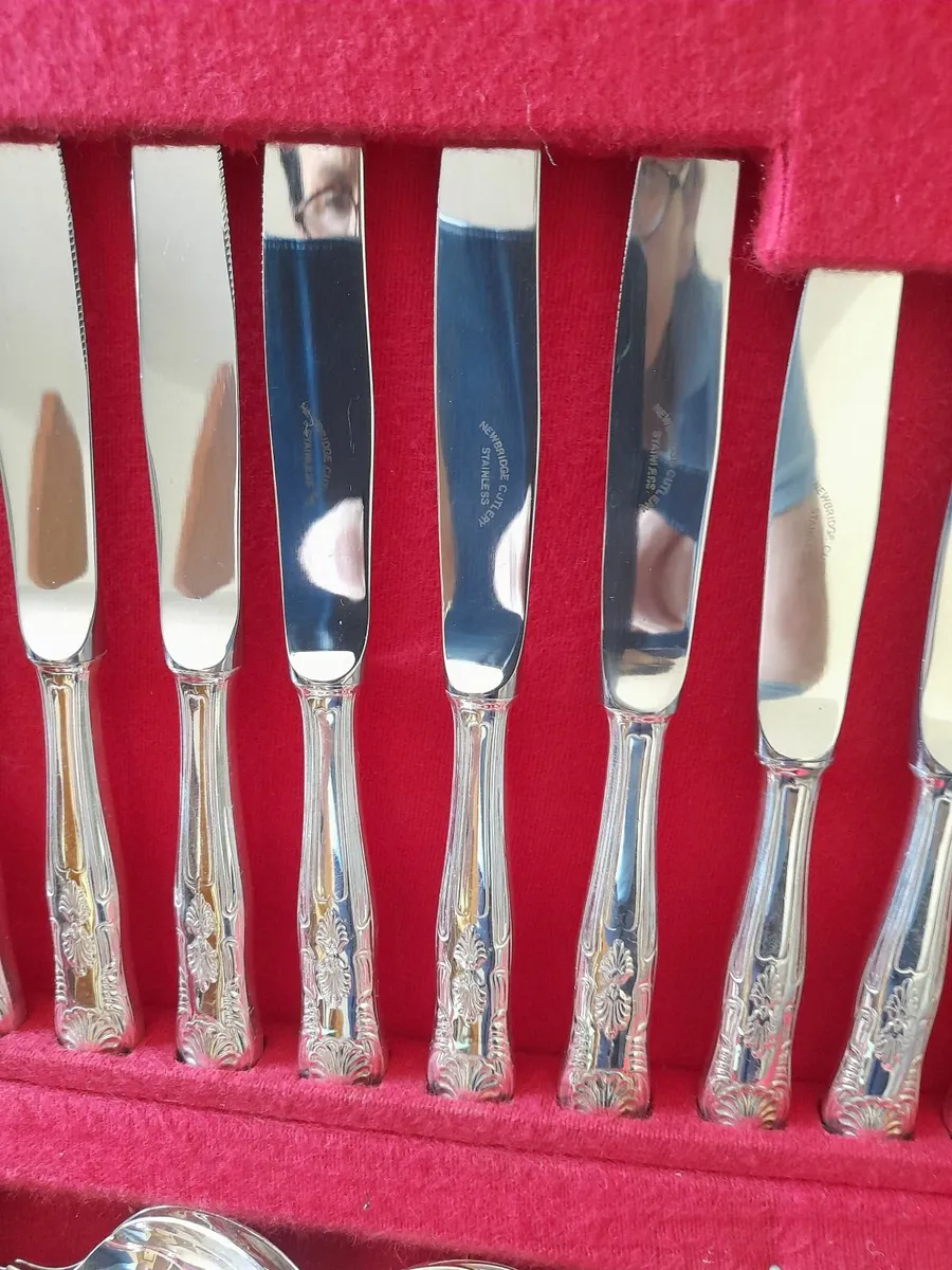 Two sets of newbridge  silver cutlery - Image 1