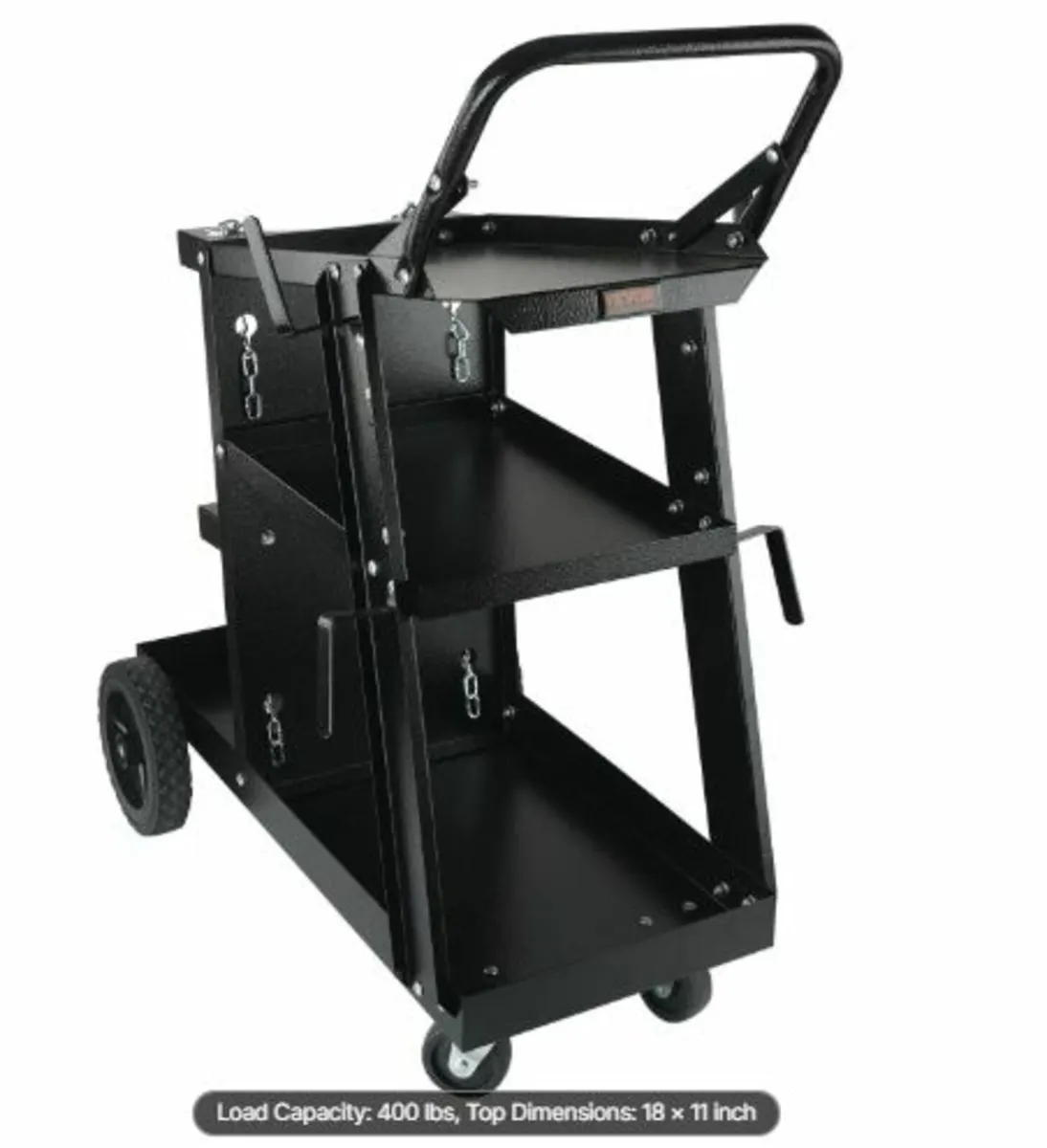 Welding Cart, 3-Tier Heavy Duty Welder Cart - Image 4