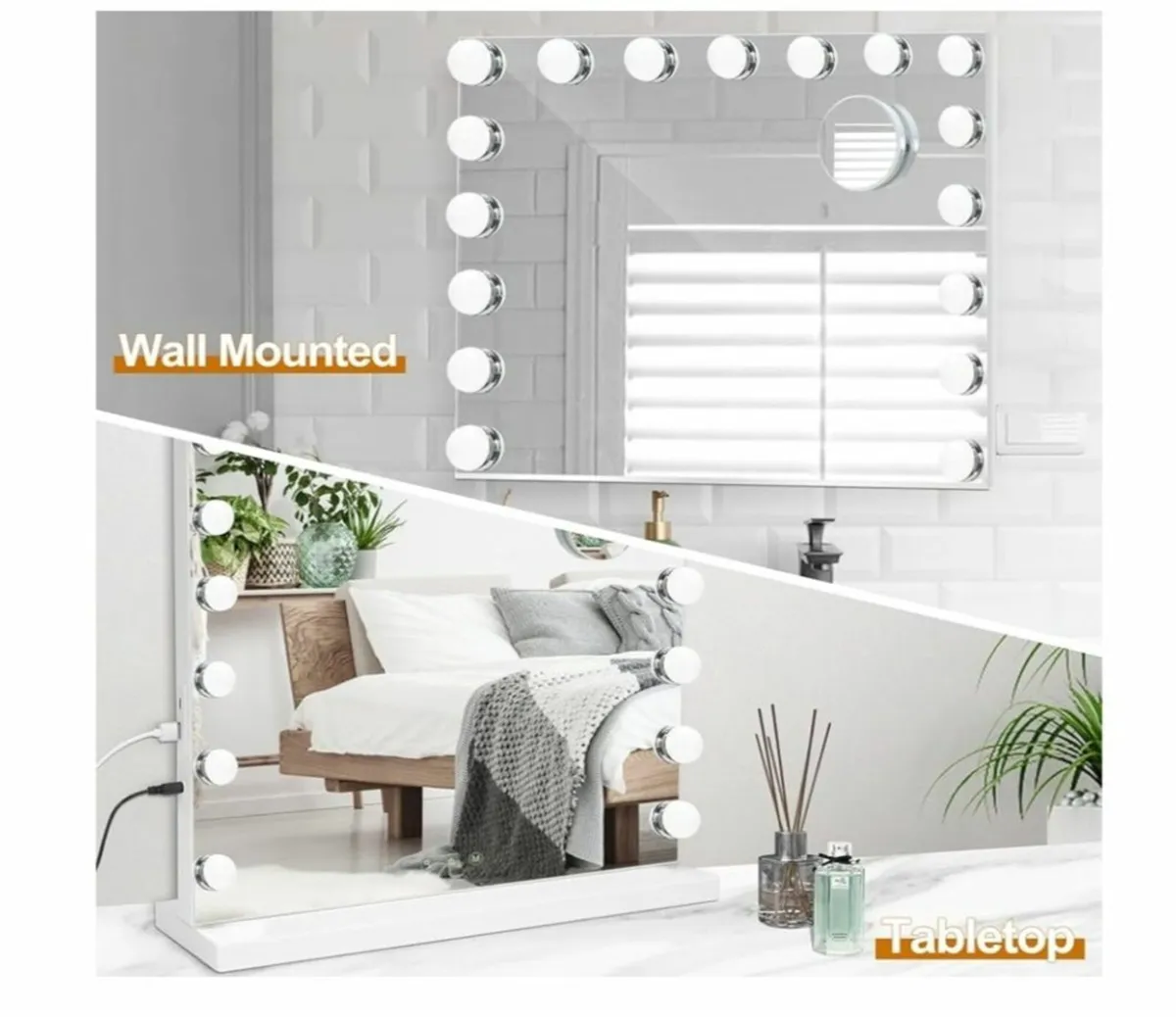 Hollywood Led makeup mirror