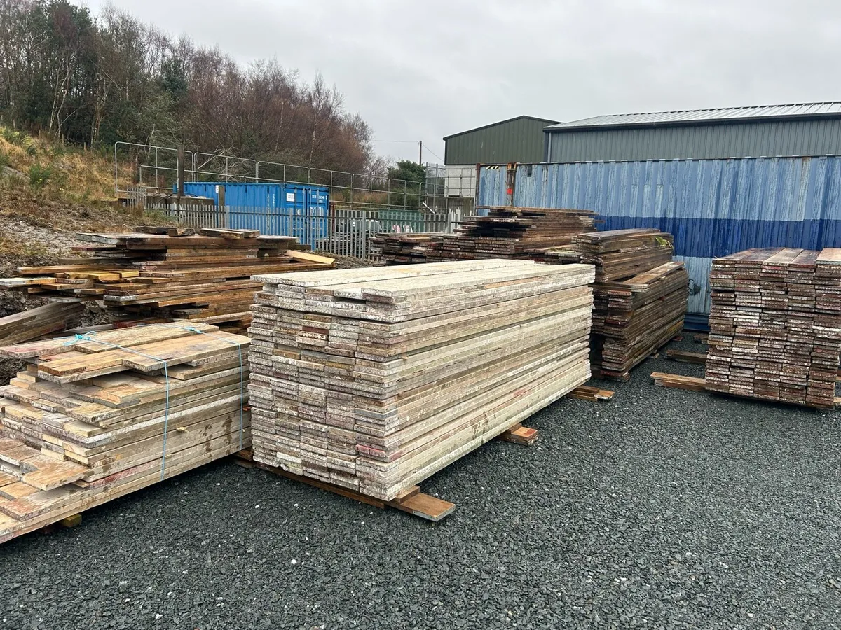 For sale OLD Used Scaffolding boards. - Image 1