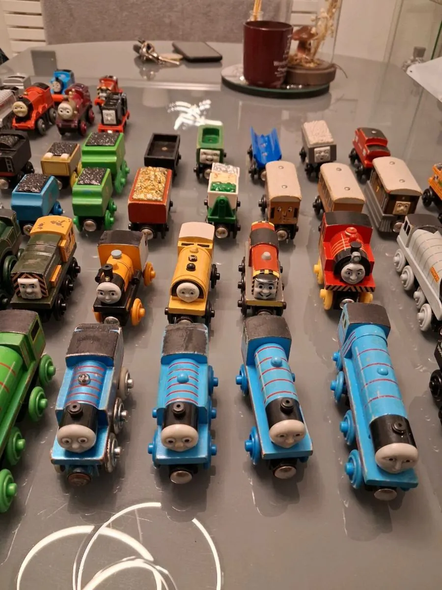 Vintage Thomas & Friends Wooden Train Collection - Image 3