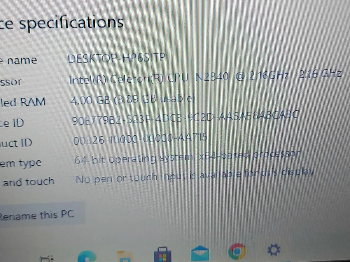 ASUS 15.6 inch Laptop, Windows 10, 4GB RAM, 500GB - Image 4