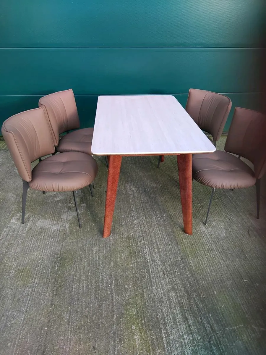 Table and 4 chairs brand new - Image 3