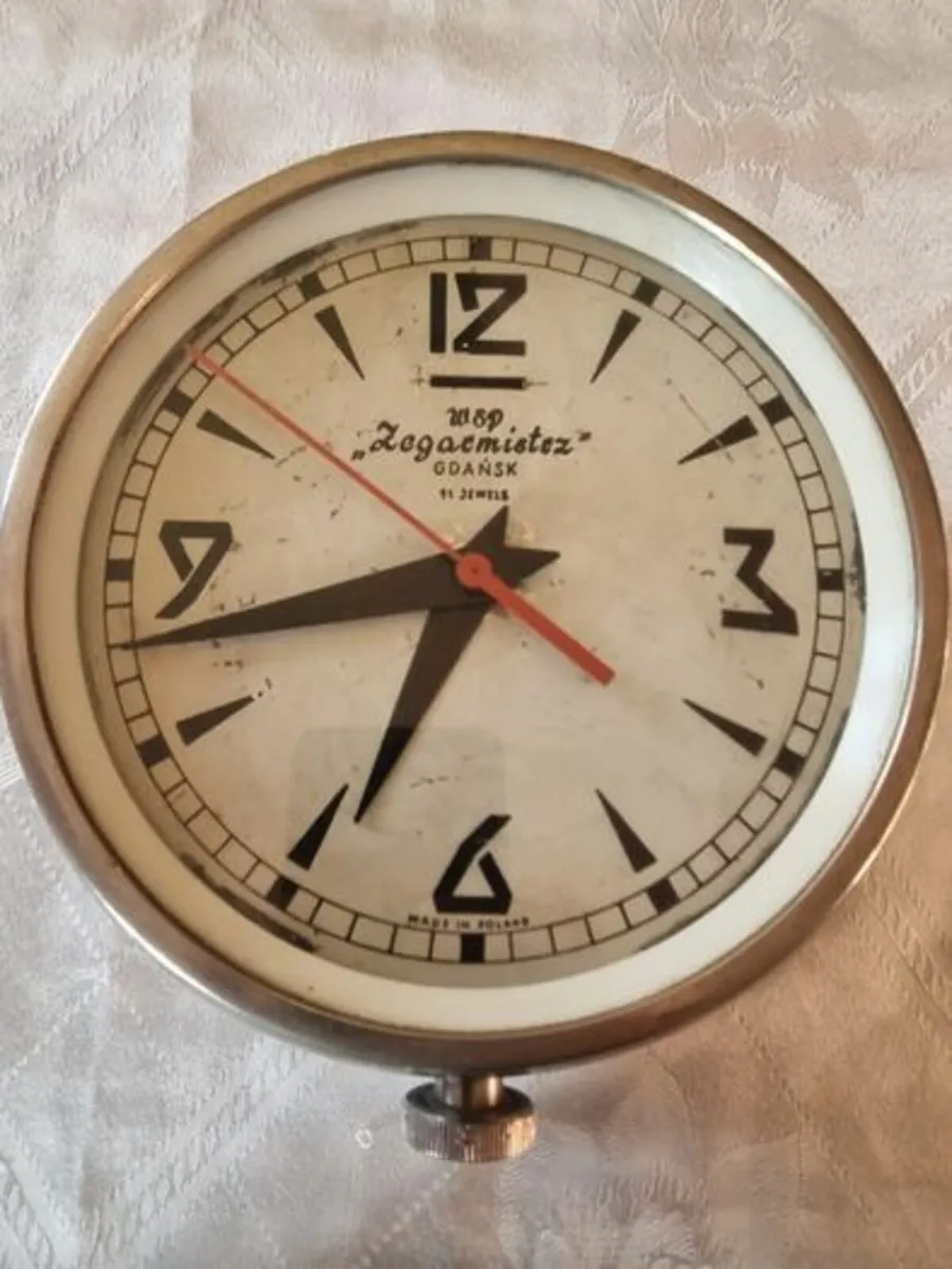 Vintage Polish Ship Clock - Image 1